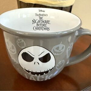 Disney White Nightmare Before Christmas Mug-Like New